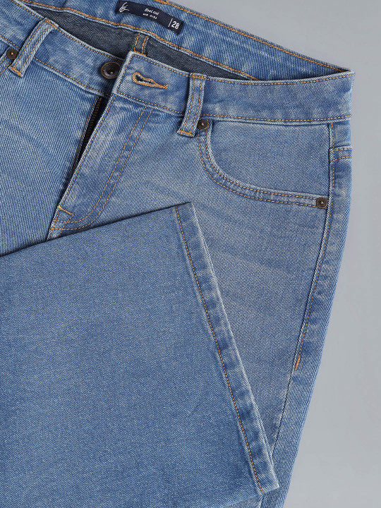 Women Blue Bootcut Light Fade Stretchable Jeans - Image 2